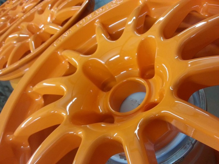 Alloy Wheel Refurbishment Nottingham & Derby Alloy Wheel Refurbishment in Orange