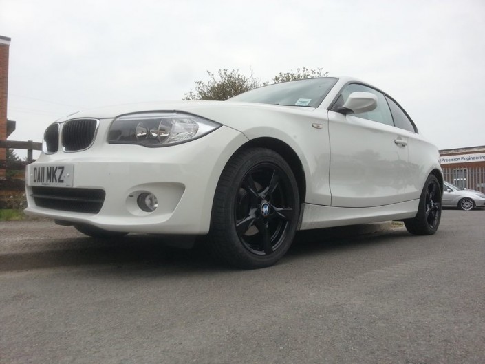 BMW Gloss Black Alloy Wheels Painting Nottingham Derby & Long Eaton