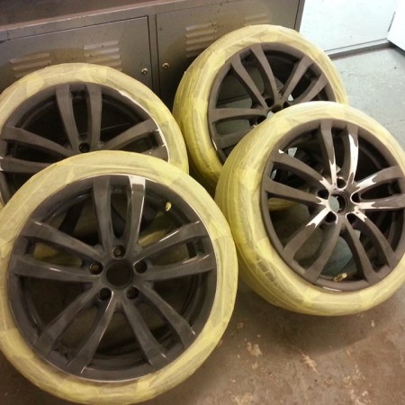 Seat FR alloy wheel refurbishment Nottingham Derby & Long Eaton