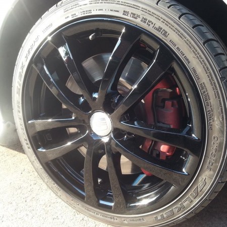 Seat FR alloy wheel refurbishment Nottingham Derby & Long Eaton