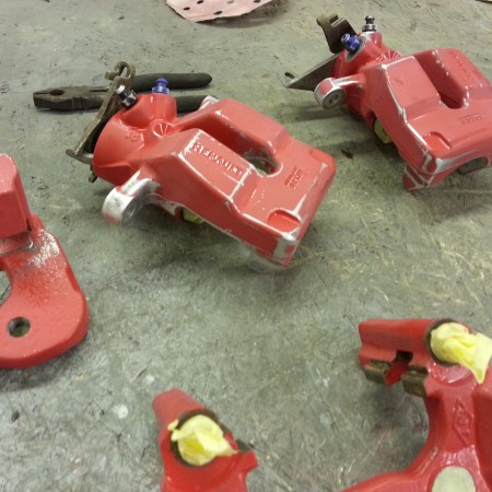 Renault Sport Brake Caliper Painting Nottingham Derby & Long Eaton