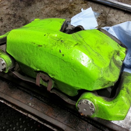 Focus RS Brake Caliper Painting Nottingham Derby and Long Eaton