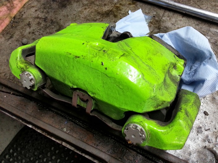 Focus RS Brake Caliper Painting Nottingham Derby and Long Eaton