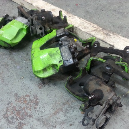 Focus RS Brake Caliper Painting Nottingham Derby and Long Eaton