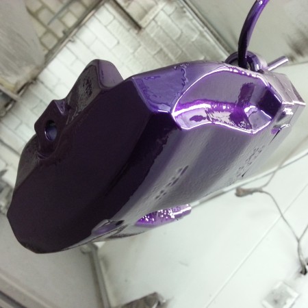 Focus RS Brake Cadburys purple Caliper Painting Nottingham Derby and Long Eaton