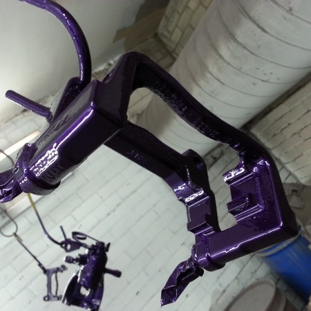 Focus RS Brake Cadburys purple Caliper Painting Nottingham Derby and Long Eaton