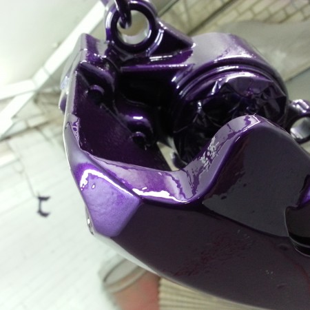 Focus RS Brake Cadburys purple Caliper Painting Nottingham Derby and Long Eaton