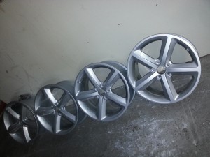 Audi OEM Wheel Refurb Nottingham, Derby & Long Eaton