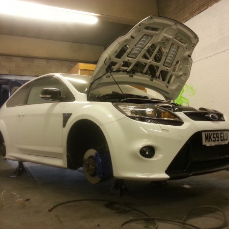 Ford Focus RS Caliper Painting Nottingham Derby & Long Eaton