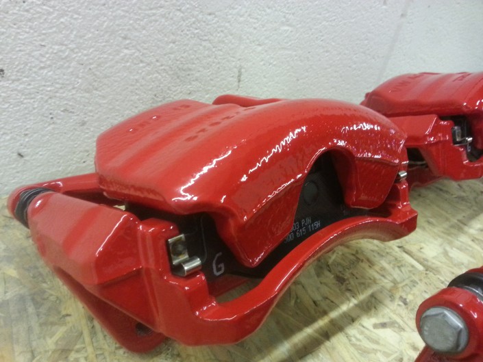 Skoda VRS Brake Caliper Painting Nottingham, Derby & Long Eaton