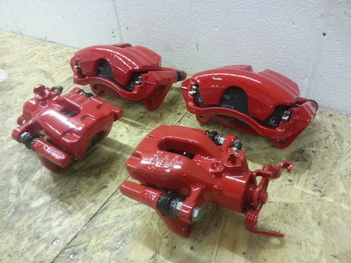 Skoda VRS Brake Caliper Painting Nottingham, Derby & Long Eaton