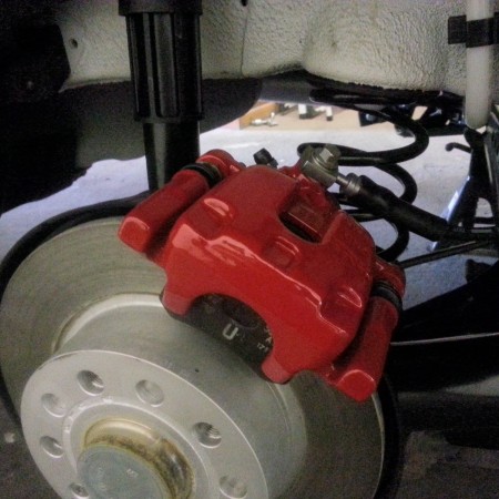 Skoda VRS Brake Caliper Painting Nottingham, Derby & Long Eaton