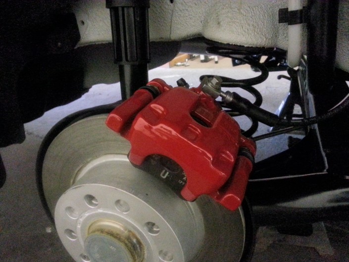 Skoda VRS Brake Caliper Painting Nottingham, Derby & Long Eaton