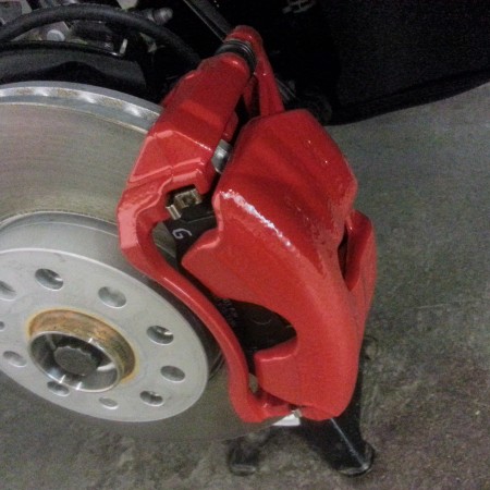 Skoda VRS Brake Caliper Painting Nottingham, Derby & Long Eaton