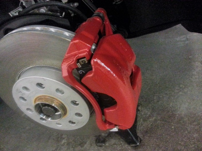 Skoda VRS Brake Caliper Painting Nottingham, Derby & Long Eaton