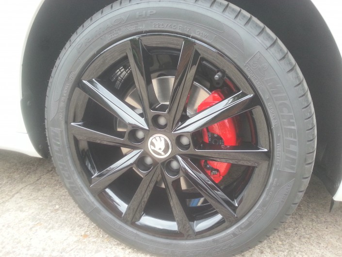 Skoda VRS Brake Caliper Painting Nottingham, Derby & Long Eaton