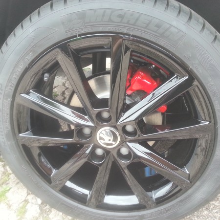 Skoda VRS Brake Caliper Painting Nottingham, Derby & Long Eaton