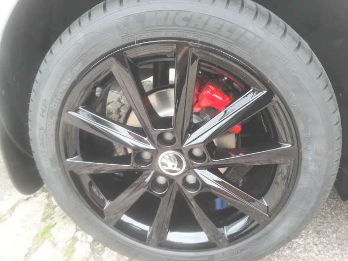 Skoda VRS Brake Caliper Painting Nottingham, Derby & Long Eaton