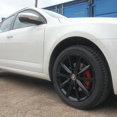 Skoda VRS Brake Caliper Painting Nottingham, Derby & Long Eaton