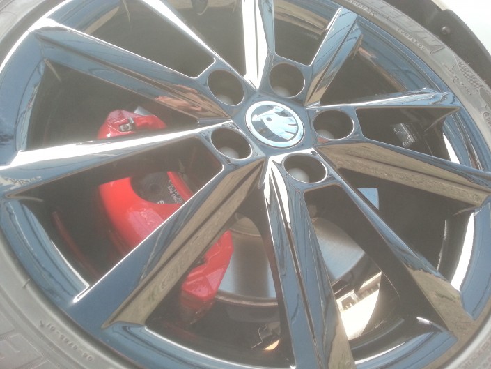 Skoda VRS Brake Caliper Painting Nottingham, Derby & Long Eaton