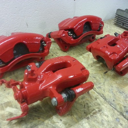 Skoda VRS Brake Caliper Painting Nottingham, Derby & Long Eaton