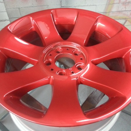 BMW Candy Red Alloy Wheel Painting Nottingham, Derby & Long Eaton