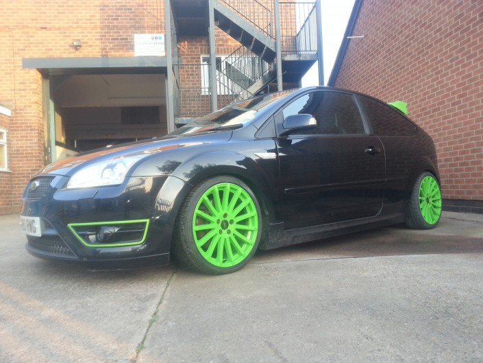 Focus RS Green Alloys Nottingham, Derby & Long Eaton