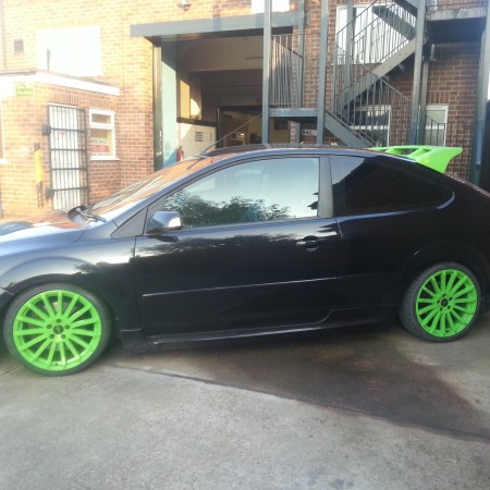 Focus RS Green Alloys Nottingham, Derby & Long Eaton