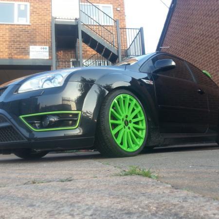 Focus RS Green Alloys Nottingham, Derby & Long Eaton