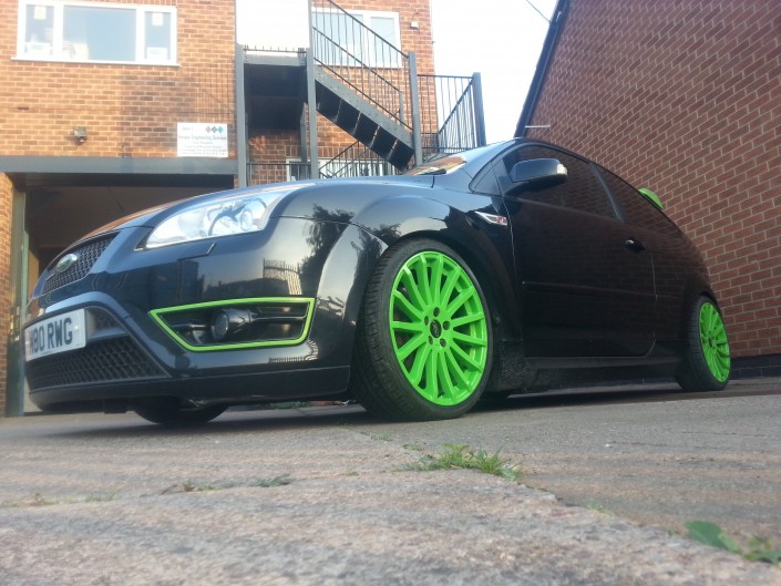 Focus RS Green Alloys Nottingham, Derby & Long Eaton