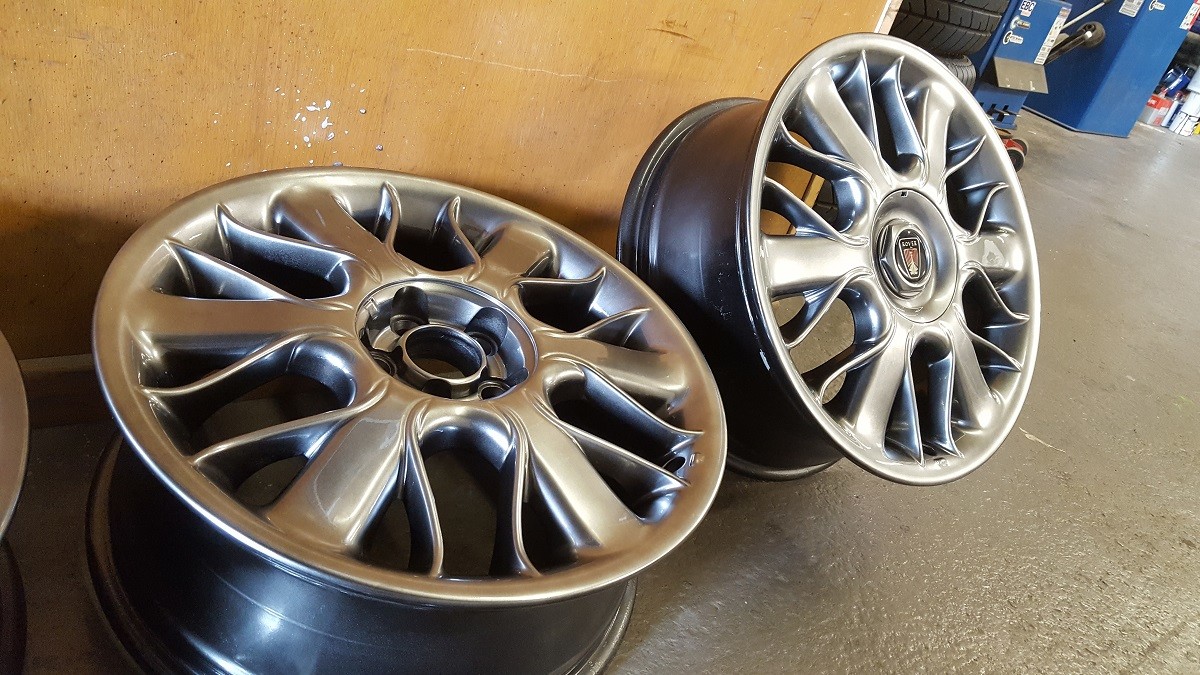 Shadow Chrome Finish Alloy Wheel Painting Nottingham Derby Long