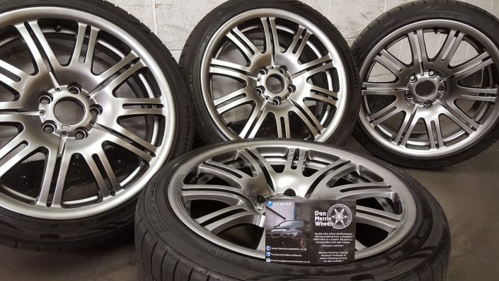 BMW alloy wheels shadow chrome effect finish Nottingham, Derby & Long Eaton