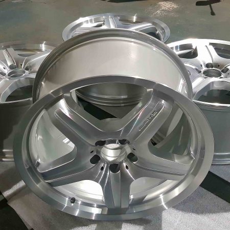 Mercedes ML diamond cut alloy wheel refurbishment Derby Nottingham