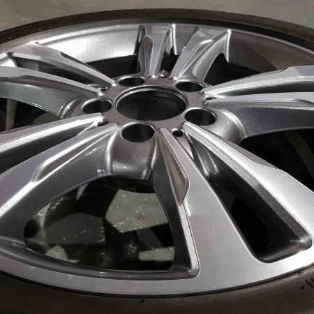gunmetal grey custom diamond cut CNC machine alloy wheel refurbishment derby nottingham east midlands