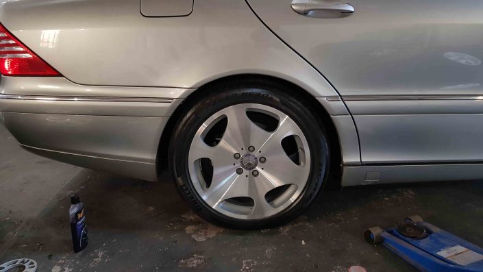 mercedes slab diamond cut CNC lathe alloy wheels derby nottingham long eaton