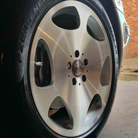 mercedes slab diamond cut CNC lathe alloy wheels derby nottingham long eaton
